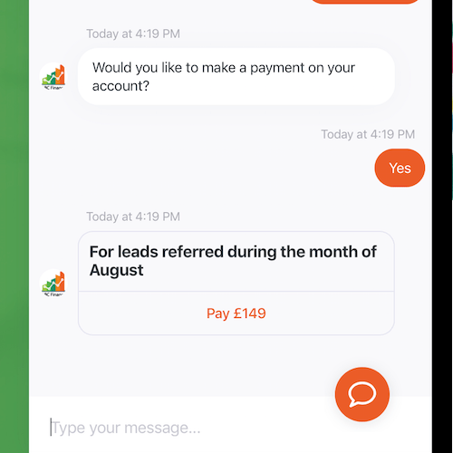 Chatbot Payment